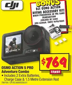 JB Hi-Fi Osmo action 5 pro adventure combo offer