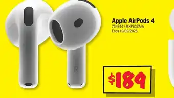 JB Hi-Fi Apple AirPods 4 offer