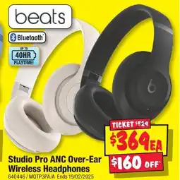 JB Hi-Fi Studio pro anc over-ear wireless headphones offer