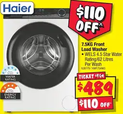 JB Hi-Fi 7.5KG Front Load Washer offer