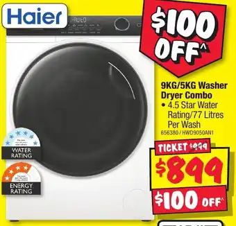 JB Hi-Fi 9KG/5KG Washer Dryer Combo offer