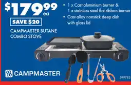 BCF Campmaster Butane Combo Stove offer