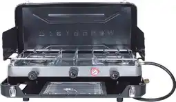 BCF Wanderer LPG Portable 2 Burner Stove with Grill offer