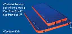 BCF Wanderer premium self-inflating mats offer