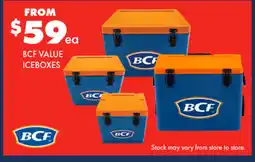 BCF Bcf value iceboxes offer