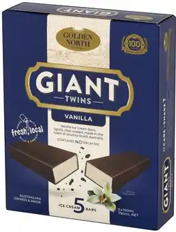 IGA Golden North Simply Indulge Giant Twins 5 Pack Selected Varieties offer