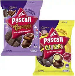 IGA Pascall Chocolate Share Bag 120-185g or Cadbury Bitesize 120-150g Selected Varieties offer