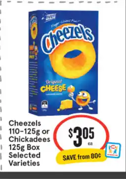 IGA Cheezels  or chickadees box offer