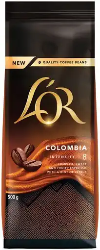 IGA L'OR Quality Coffee Beans 500g Selected Varieties offer