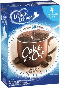 IGA White Wings Cake in a Cup 4 Pack Selected Varieties offer