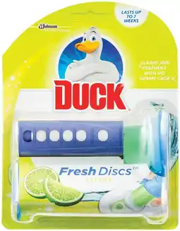 IGA Duck Fresh Discs Toilet Cleaner 36mL Selected Varieties offer