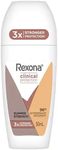 IGA Rexona Clinical Protection Antiperspirant Roll‑On 50mL Selected Varieties offer