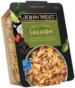 IGA John West Salmon Ready To Eat 170g Selected Varieties offer