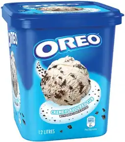 IGA Oreo or Nestlé Milo Ice Cream 1.2 Litre offer