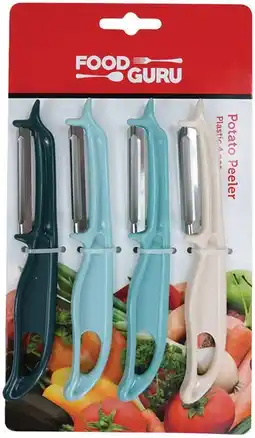 IGA Food Guru Potato Peeler 4 Pack offer