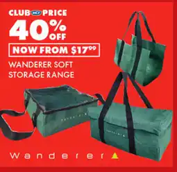 BCF Wanderer soft storage range offer