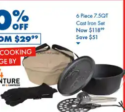 BCF 6 Piece 7.5QT Cast Iron offer