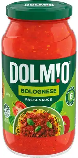 IGA Dolmio Pasta Sauce 490‑500g Selected Varieties offer