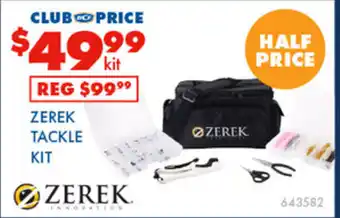 BCF Zerek tackle kit offer