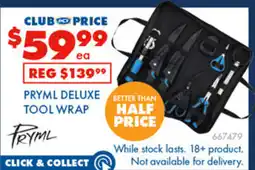 BCF Pryml deluxe tool wrap offer