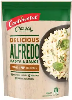 IGA Continental Pasta & Sauce 85‑105g or Rice 115‑125g Selected Varieties offer