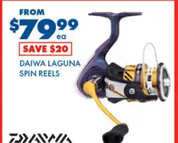 BCF Daiwa laguna spin reels offer