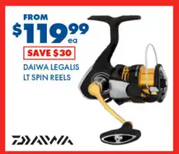 BCF Daiwa legalis lt spin reels offer