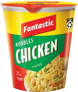 IGA Fantastic Noodles Cup 70g or Bowl 85g Selected Varieties offer