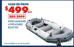 BCF Intex mariner 4 inflatable boat set offer