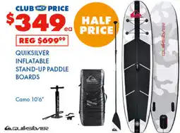 BCF Inflatable stand-up paddle boards offer