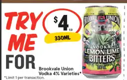 IGA Brookvale Union Vodka 4% Varieties offer