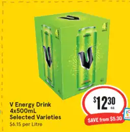 IGA V energy drink offer