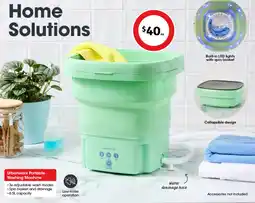 Coles Urbanworx portable washing machine offer