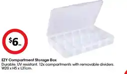 Coles Ezy compartment storage box offer