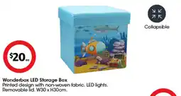 Coles Wonderbox led storage box offer