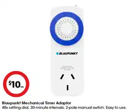 Coles Blaupunkt Mechanical Timer Adaptor offer