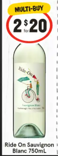 IGA Liquor Ride on sauvignon blanc offer