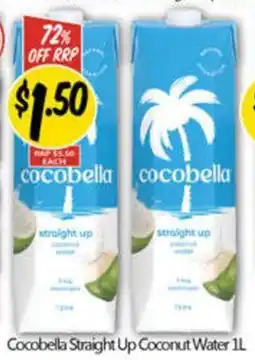 NQR Cocobella Straight Up Coconut Water offer