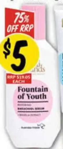 NQR Bondi Sands Fountain of Youth Bakuchiol Serum offer