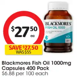 Coles Blackmores fish oil offer