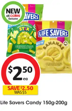 Coles Life Savers Candy offer