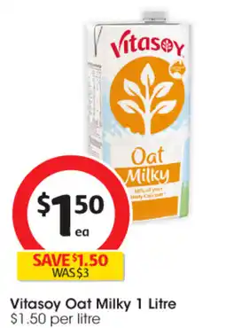 Coles Vitasoy Oat Milky offer