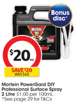 Coles Mortein PowerGard DIY Professional Surface Spray offer