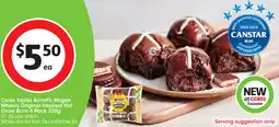 Coles Coles Easter Arnott's Wagon Wheels Original Inspired Hot Cross Buns offer