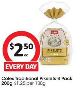 Coles Coles Traditional Pikelets offer