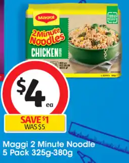 Coles Maggi 2 Minute Noodle offer