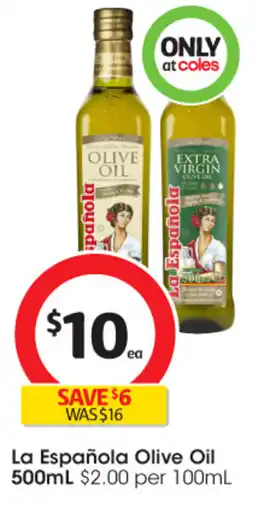 Coles La Española Olive Oil offer