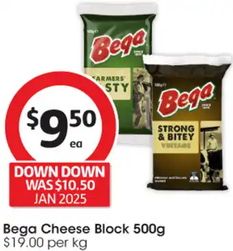 Coles Bega Cheese Block offer