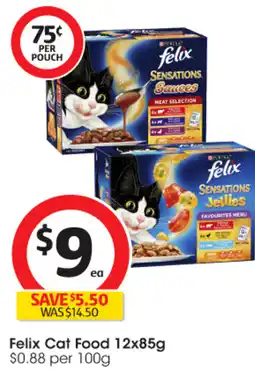 Coles Felix Cat Food offer