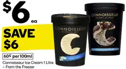 Woolworths Connoisseur Ice Cream offer